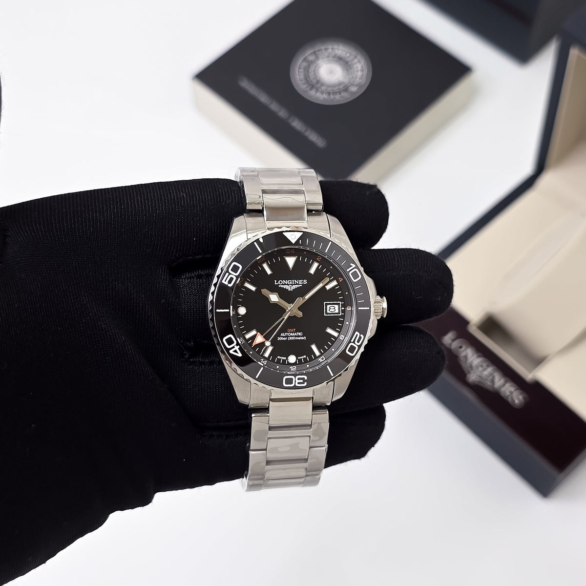 Longines HydroConquest GMT – UA Grade | Automatic Diver Watch