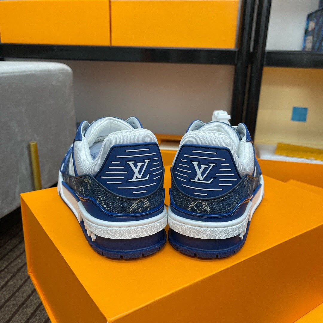 LV TRAINER SNEAKER BLUE
