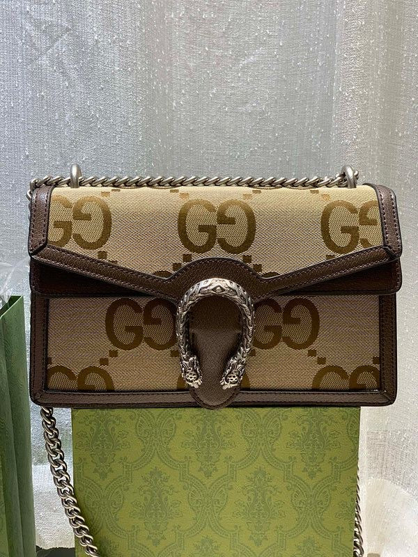 GUCC   Dionysus Giant GG shoulder bag with box107