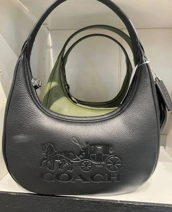 COAC  H CARMEN SHOULDER BAG IN SIGNATURE JACQUARD With folding box 193