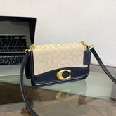 COAC  H Bandit Crossbody In Signature Textile Jacquard 216