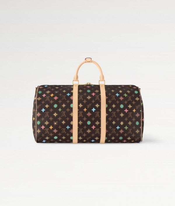 Louis  Vuitton  Keepall  Bandouliere  50  Monogram  Craggy  Chocolate  Canvas  Travel  Duffle  Bag  With  Dust  Bag  (2024)