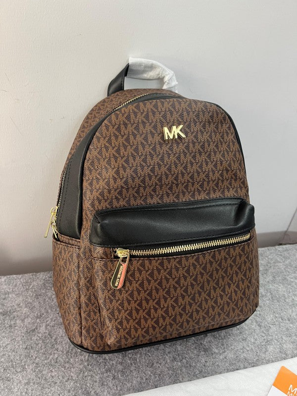 Michael  Kors  MK Rhea  Backpack  With  Dust  Bag  (Coffee Black 22086)  Bagpack