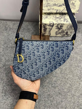 Christian  Dior  Saddle  Rodeo  Denim  With  OG  Box  &  Dust  Bag  (8110 Denim)
