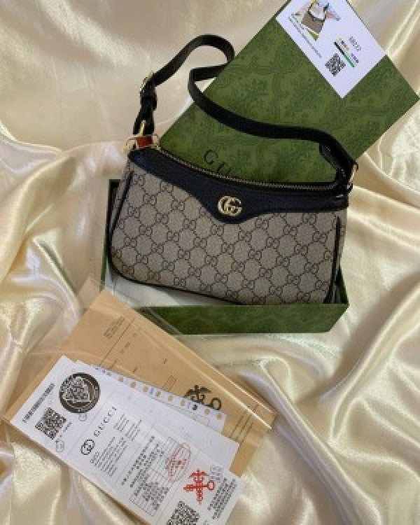 Gucci  Ophidia  Mini  Shoulder  Bag  With  Og  Box  &  Dust  Bag  (88222  Black)