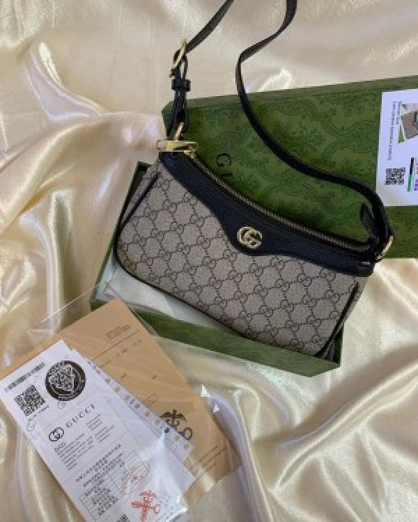 Gucci  Ophidia  Mini  Shoulder  Bag  With  Og  Box  &  Dust  Bag  (88222  Black)
