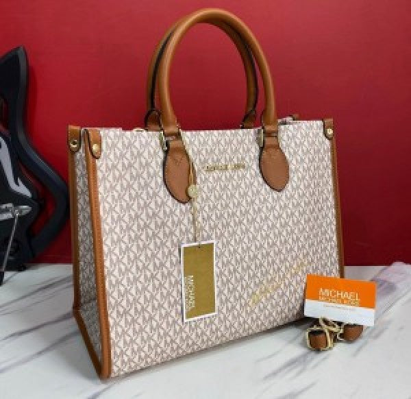 Michael  Kors  Handbag  With  Dust  Bag  And  Sling  (44572  Beige  Brown)