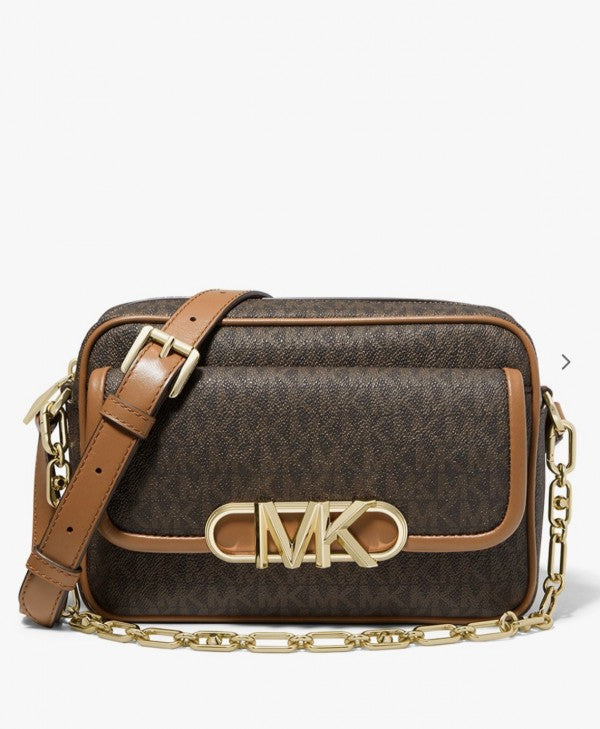 Michael  Kors  Parker  camera  Bag  With  OG  Box  &  Dust  Bag  100830 Coffee