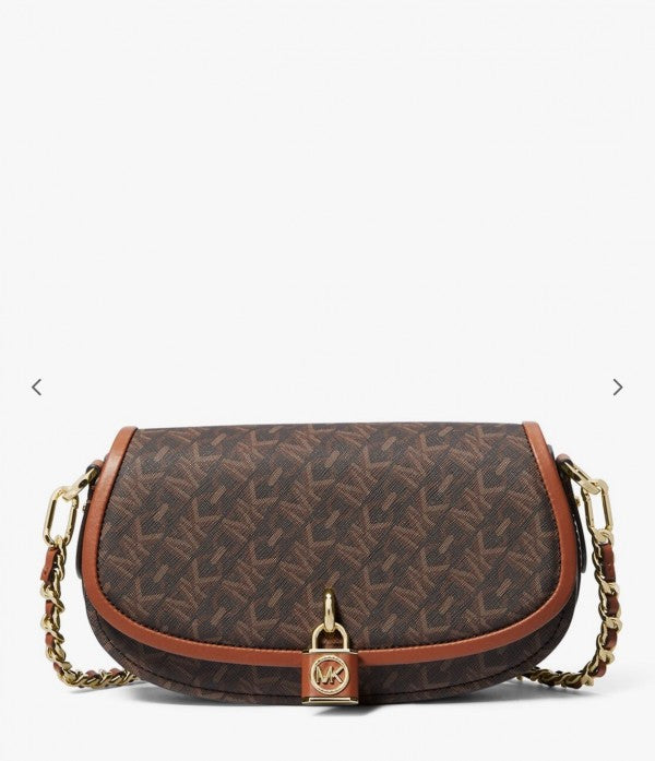 Michael  Kors  Small  Mila  Cross  Body  Bag  With  OG  Box  &  Dust  Bag  Coffee  Brown  20236