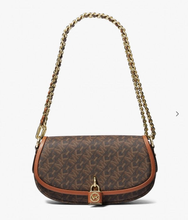Michael  Kors  Small  Mila  Cross  Body  Bag  With  OG  Box  &  Dust  Bag  Coffee  Brown  20236