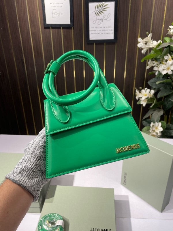 Jacquemus le chiquito with og box(green)