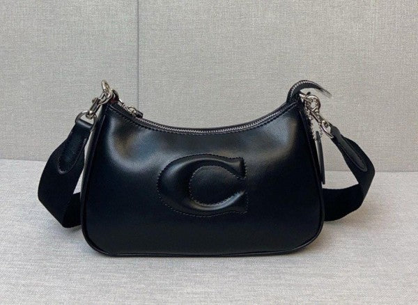 Coach  GB  Teri  Shoulder  Bag  With  Signature  Quilting  With  OG  Box  &  Dust  Bag  (CA548  Black)