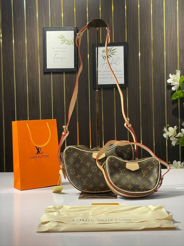 Louis  vuitton  croissant  combo  bag  with  dust  bag  and  carry  bag(M46828)