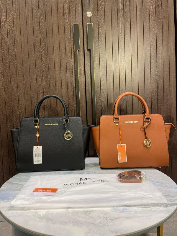 Michael  Kors  Ellis  Selma  Medium  Satchel  Brown  With  Dust  Bag  6038  Brown