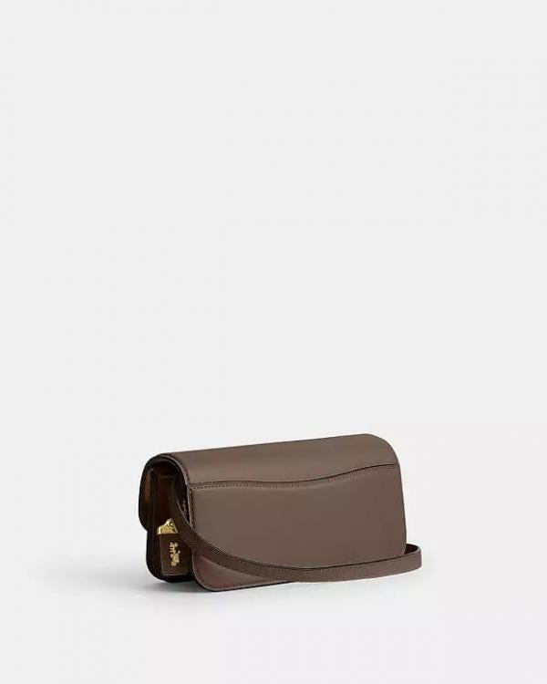 Coach  Idol  Medium  Bag  23  CP131  Earth  Brown  High  Quality  Wid  OG  Box  &  Dust  BagCP131  Earth  Brown