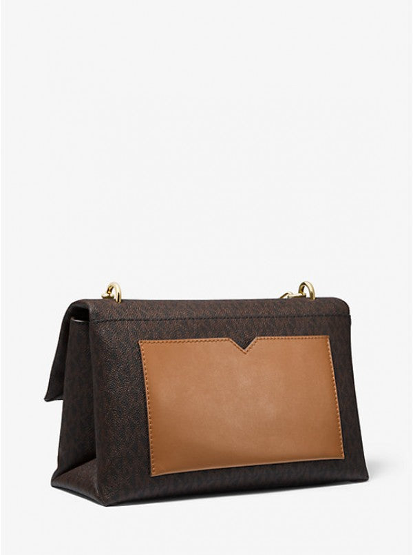 Michael  Kors  Cece  Medium  Logo  Shoulder  Dust  Bag  100829  Coffee  Brown