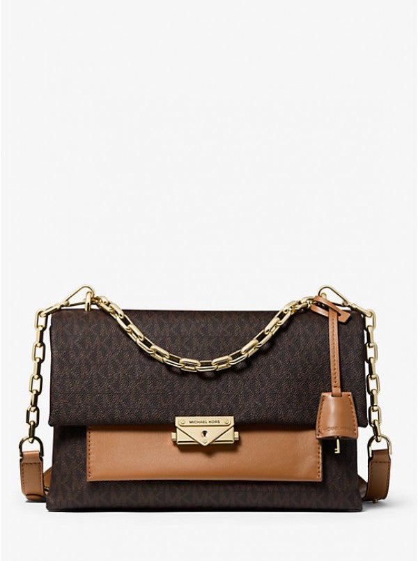 Michael  Kors  Cece  Medium  Logo  Shoulder  Dust  Bag  100829  Coffee  Brown