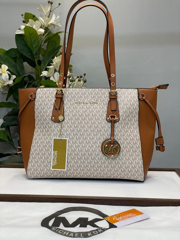 Michael  kors  tote  bag  with  dust bag (19028 biege brown)