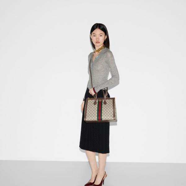 Gucc  i OPHIDIA LARGE TOTE BAG With dust cover 495