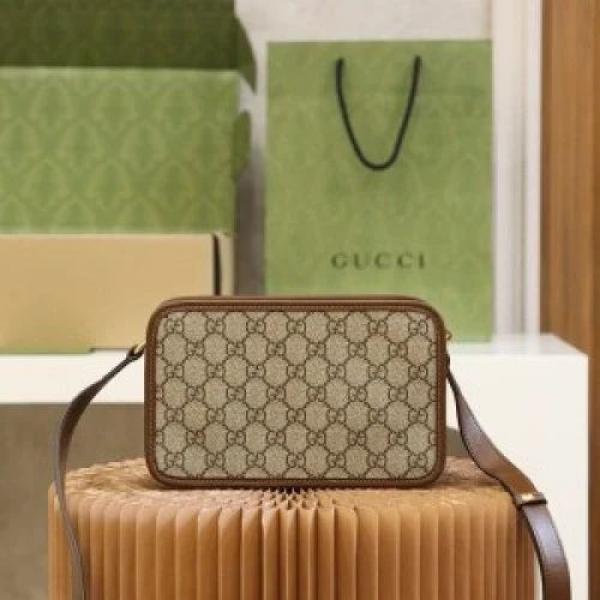 Gucci  Mini  GG  Canvas  Brown  Bag  With  Double  OG  Box  And  Dust  Bag  658572