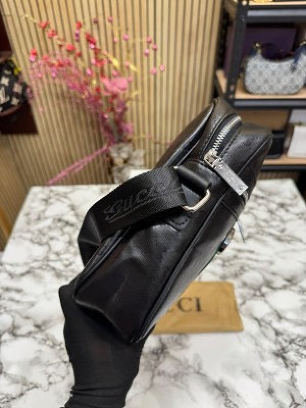 GUCC  I GG OPHIDIA LOGO SIDE BAG UNISEX ARTICLE PREMIUM QUALITY WITH OG DUST BAG (BLACK)