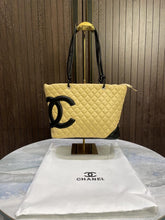 chane  l  Quilted Calfskin Cambon Tote Large with dust cover 427