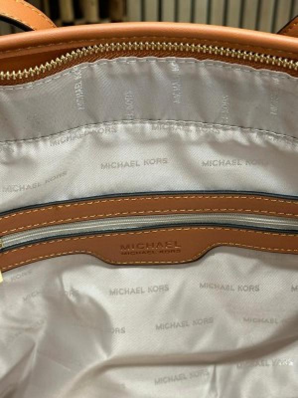 MICHAEL  KORS JET SET TRAVEL BIG MK TOTE BAG WITH WALLET AND DUST BAG (BROWN) 2003
