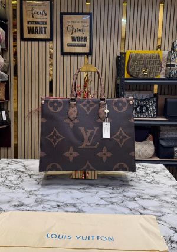 LOUIS  VUITTON PREMIUM ONTHEGO WITH DUST BAG (BROWN)