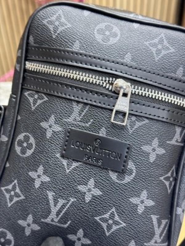 Louis  Vuitton Danube Side Bag Premium Quality With Dust Bag (Black Mono)