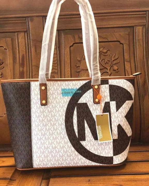 Michael  Kors  Voyager  Leather  Tote  Satchel  Shoulder  Bag  With  Dust  Bag  (21004  Coffee  Brown)