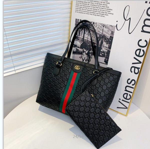 Gucci  Ophidia  tote  bag  with  pouch  &dust  cover(867 black)