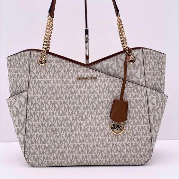 Michael  kors jet set travel tote bag with duat bag (M9819 biege