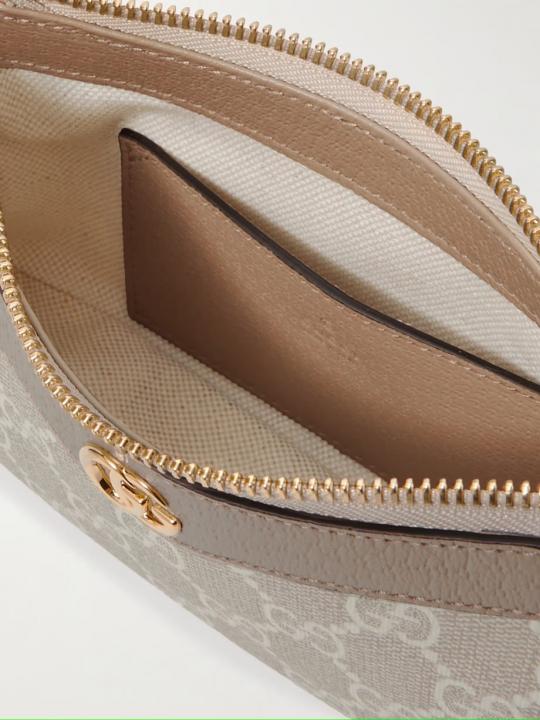 Gucci  Ophidia  Mini  GG  Canvas  Chain  Shoulder  Bag  With  OG  Box  &  Dust  Bag  88333  Beige