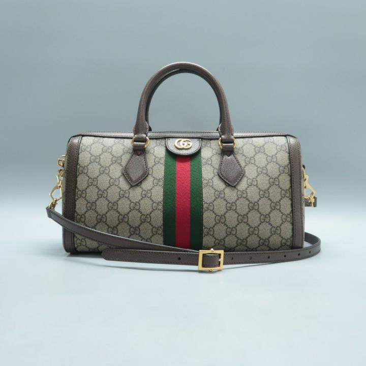 Gucci  Ophidia  GG  Boston  Supreme  Canvas  With  Dust  Bag  524532