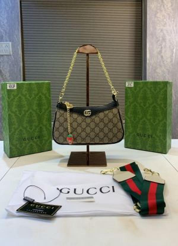 Gucci  Ophidia  GG  Sling  bag  With  Box  Dustbag  Slingbelt  Slingchain  Card  5314