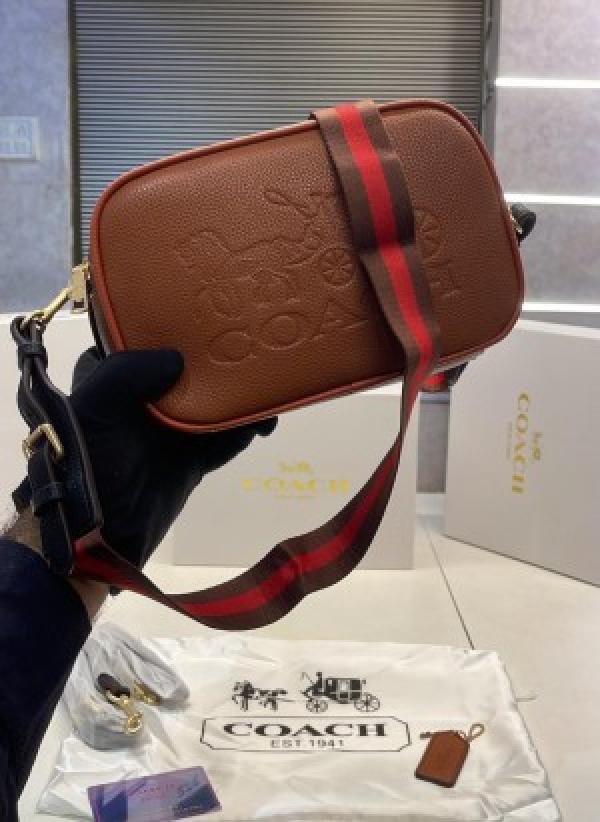 COACH  CAMERA  BAG  WITH  CANVAS  STRAP  WITH  BOX  866