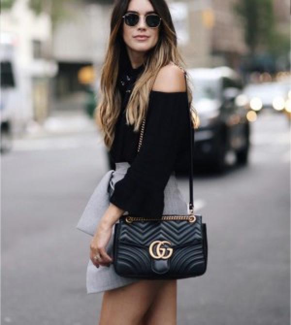Gucci  Marmont  Black  WITH  ORIGINAL  BOX  184