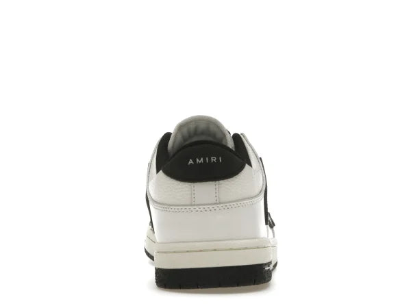 AMIRII SKEL TOP LOW WHITE BLACK WHITE