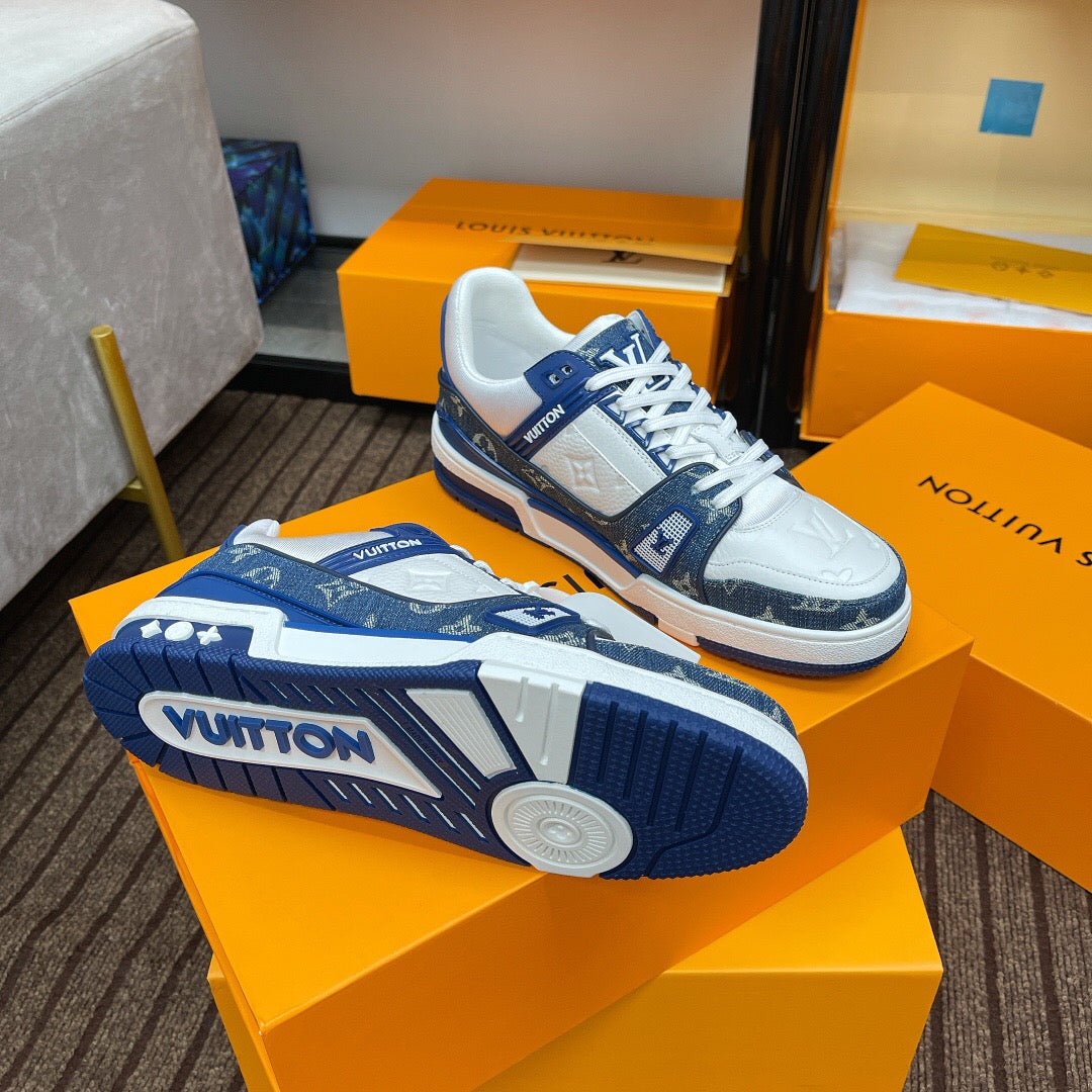 LV TRAINER SNEAKER BLUE