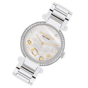 COACH CHARM ELEMENTS WHITE DIAL
