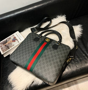 GUCC  I laptop bag  hand bag with belt 124