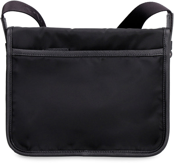 PRAD  A Black Re Nylon Messenger Bag 137
