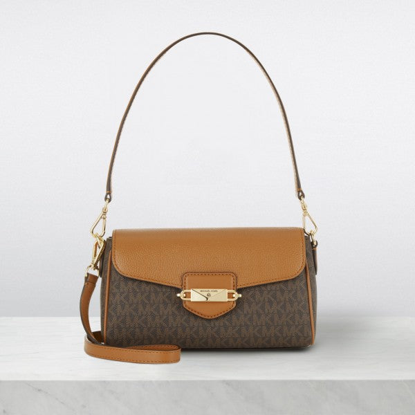 Michael  kors   Fluer crossbody bag with og box(1333 brown)
