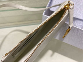 Christian  Dior  CD  Saddle  Rodeo  Bag  Pouch  With  OG  Box  &  Dust  Bag  (379  White)