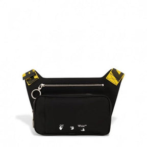 Off White Unisex New Cowhide Chest Bag Waist Bag Shoulder Bag With Dust Bag   253 Palm