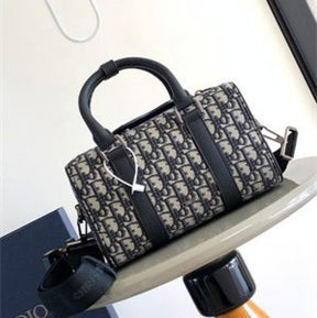 Christian  Dior  Mini  Unisex  Lingot  26  Duffle  With  Dust  Bag  (CD0203  Black)