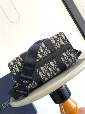 Christian  Dior  Mini  Unisex  Lingot  26  Duffle  With  Dust  Bag  (CD0203  Black)