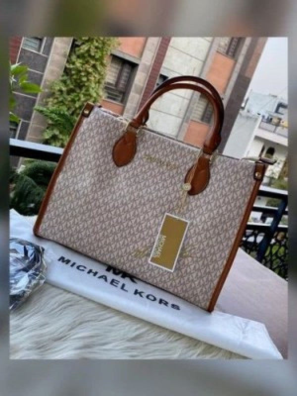 Michael  Kors  Handbag  With  Dust  Bag  And  Sling  (44572  Beige  Brown)