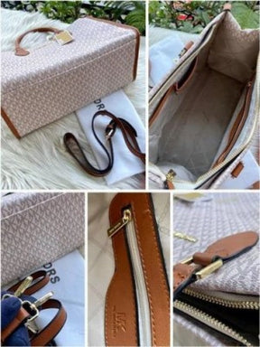 Michael  Kors  Handbag  With  Dust  Bag  And  Sling  (44572  Beige  Brown)