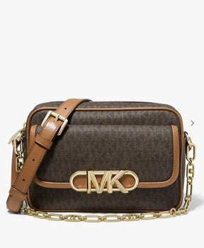 Michael  Kors  Parker  camera  Bag  With  OG  Box  &  Dust  Bag  100830 Coffee